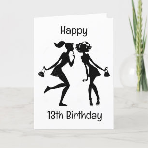 TARJETA FELIZ "CUMPLEAÑOS 13" PARA UN MEJOR AMIGO