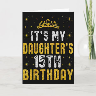 Tarjeta Feliz Cumpleaños 15 De Mi Hija 2010 15 Años