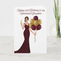 Feliz cumpleaños 21 a mi hija