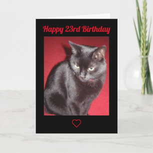 Tarjeta Feliz cumpleaños 23