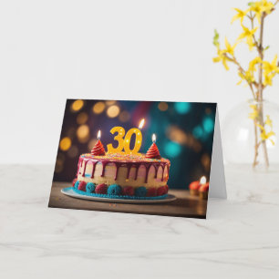 Tarjeta Feliz cumpleaños, 30,