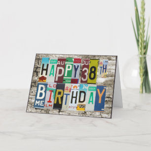 Tarjeta Feliz cumpleaños 38