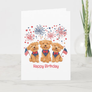 Tarjeta Feliz Cumpleaños 4 De Julio Perros Terribles De Yo