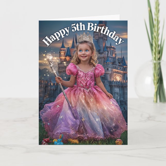 Tarjeta Feliz cumpleaños 5 (Anverso)