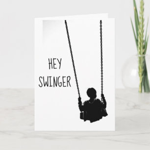 TARJETA FELIZ CUMPLEAÑOS ***50*** ***SWINGER***