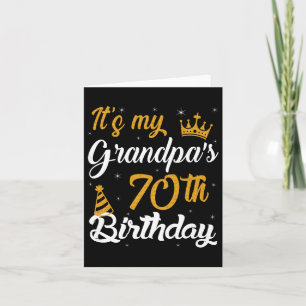 Tarjeta Feliz cumpleaños 70 años, mis abuelitos