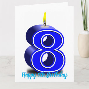 Tarjeta Feliz cumpleaños 8