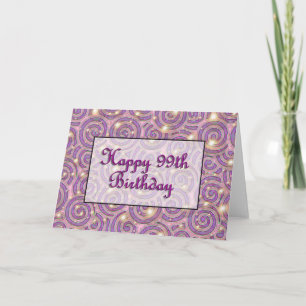 Tarjeta Feliz cumpleaños 99
