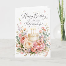 Feliz cumpleaños a alguien verdaderamente maravill