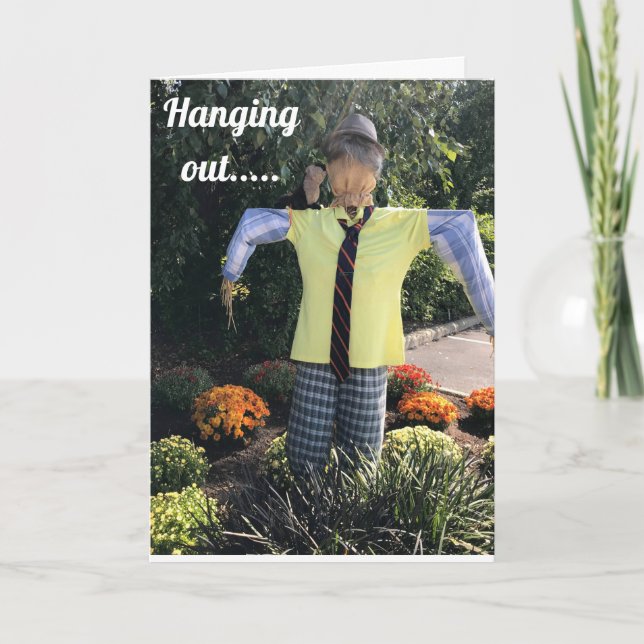 TARJETA **FELIZ CUMPLEAÑOS** A **CARTA DE LA SEÑORA DE PIE (Anverso)