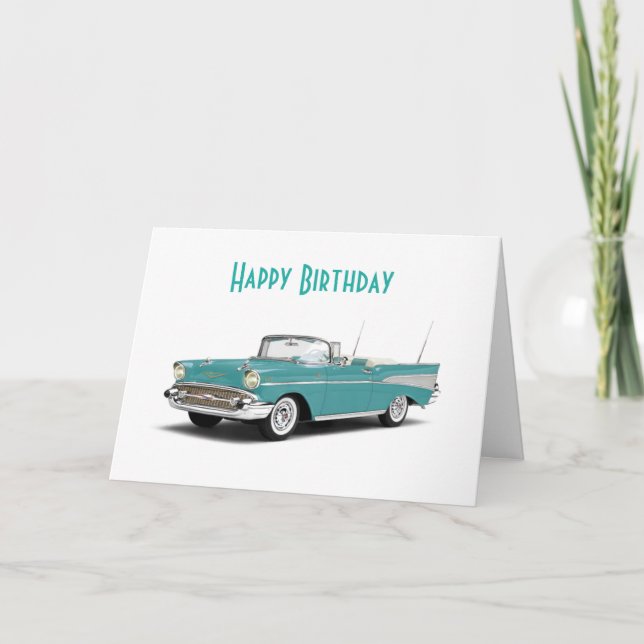 TARJETA FELIZ CUMPLEAÑOS **A CLÁSICA** (Anverso)