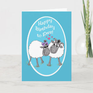 Tarjeta Feliz cumpleaños a Ewe Card