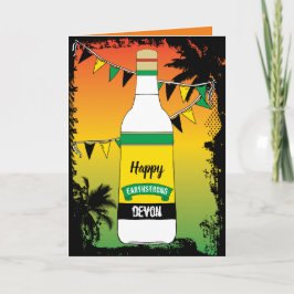 Tarjeta Feliz cumpleaños a Jamaica Earthstrong