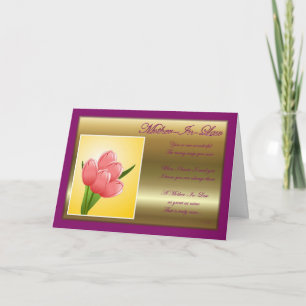 Tarjeta Feliz cumpleaños a la madre con flores