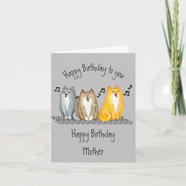 Tarjeta Feliz cumpleaños a la madre perfecta para todos lo (Anverso)