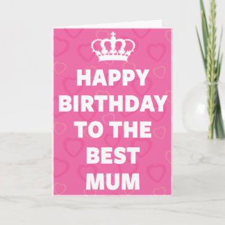 Tarjeta Feliz Cumpleaños A La Mejor Mamá