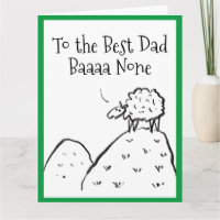 Feliz cumpleaños a la mejor oveja divertida de pap