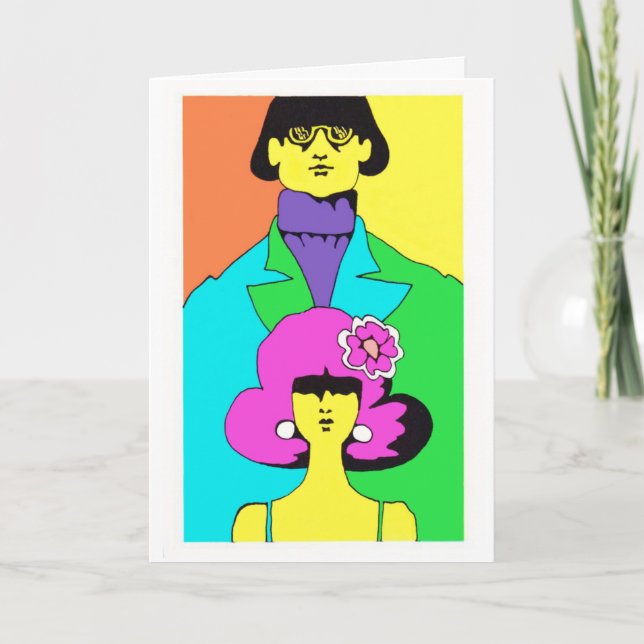 Tarjeta Feliz cumpleaños a la señora maravillosa (Anverso)