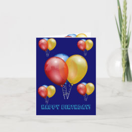 Tarjeta Feliz cumpleaños a los regalos de destino
