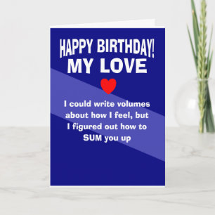 Tarjeta Feliz cumpleaños a mi amor