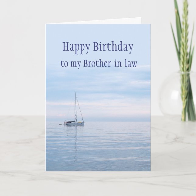 Tarjeta Feliz cumpleaños a mi cuñado (Anverso)
