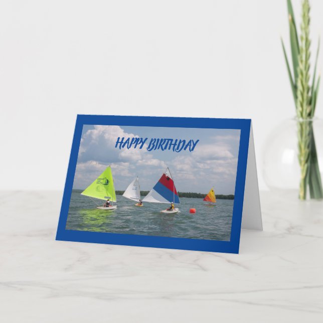 TARJETA **FELIZ CUMPLEAÑOS** A MI *FAVORITO SALOR* (Anverso)