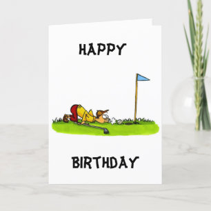 TARJETA FELIZ CUMPLEAÑOS A MI **GOLFER FAVORITO**