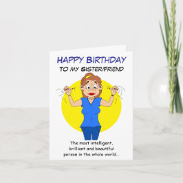 Tarjeta Feliz cumpleaños a mi hermana