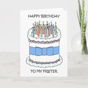 Tarjeta Feliz cumpleaños a mi hermano