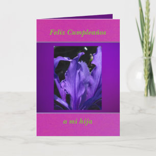 Tarjeta - Feliz cumpleaños a mi hija