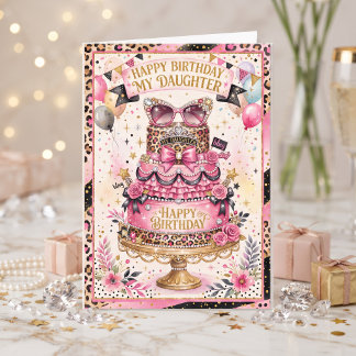 Tarjeta Feliz Cumpleaños a mi hija fabulosa
