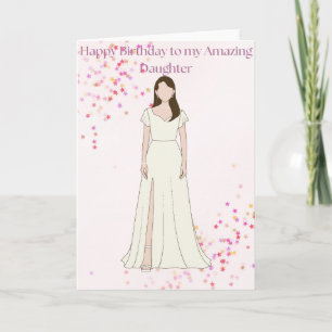 Tarjeta Feliz cumpleaños a mi increíble hija