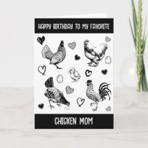 Feliz cumpleaños a mi mamá favorita del pollo