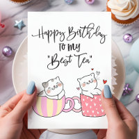 Feliz Cumpleaños a mi Mejor Amiga del Té | Cumplea