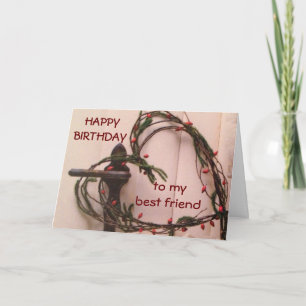 TARJETA FELIZ CUMPLEAÑOS "A MI MEJOR AMIGO"