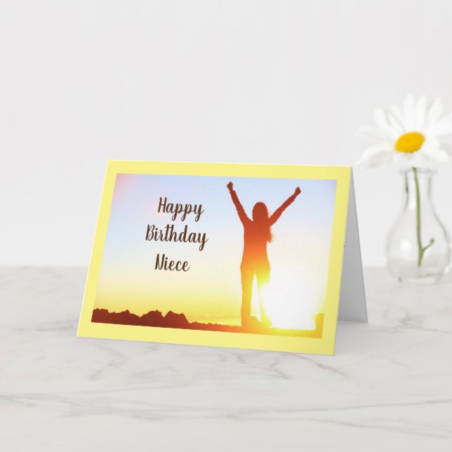 TARJETA ***FELIZ CUMPLEAÑOS*** A MI NIEZ (Planta pequeña)