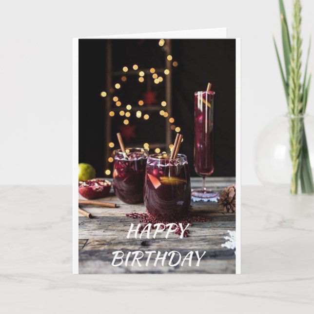 TARJETA FELIZ CUMPLEAÑOS A MI (O NUESTRO) **JEFE** (Anverso)