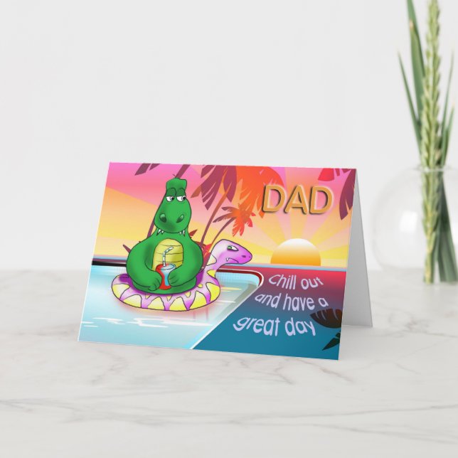 Tarjeta feliz cumpleaños a mi papá (Anverso)