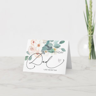 Tarjeta Feliz cumpleaños a papá regalo de cumpleaños para 