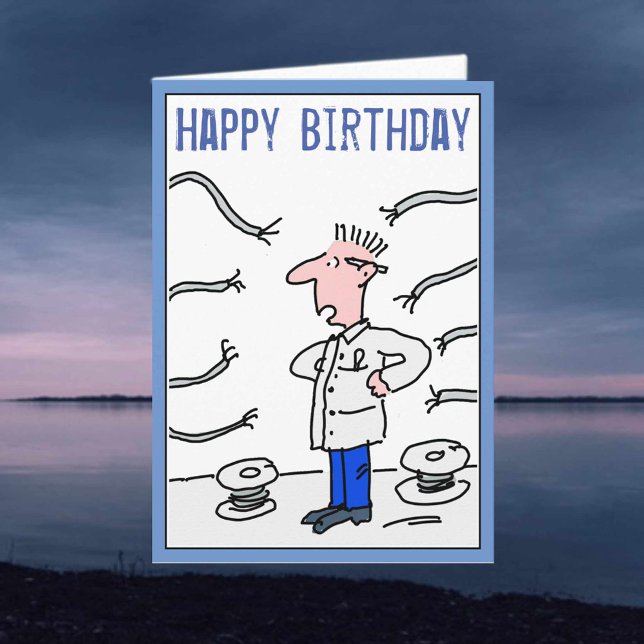 Tarjeta Feliz cumpleaños a un electricista (Subido por el creador)