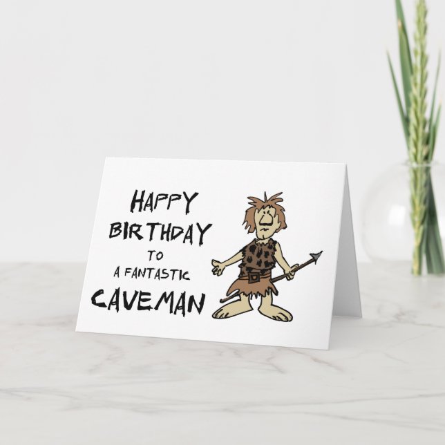 Tarjeta Feliz cumpleaños a un fantástico caballero (Anverso)