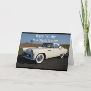 TARJETA "FELIZ CUMPLEAÑOS" A UN HERMANO "CLÁSICO"