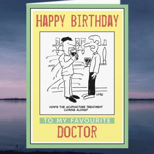 Tarjeta Feliz cumpleaños a un Médico (Subido por el creador)