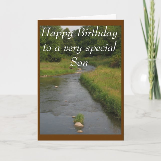 Tarjeta Feliz cumpleaños a un s... muy especial (Anverso)
