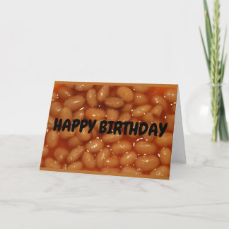 Tarjeta ¡Feliz cumpleaños a una de mis habas humanas