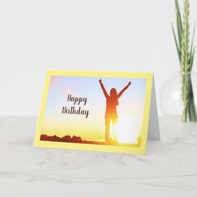 TARJETA ***FELIZ CUMPLEAÑOS*** A UNA MUJER ESPECIAL (Anverso)