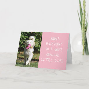 TARJETA FELIZ CUMPLEAÑOS A **UNA NIÑA MUY ESPECIAL**