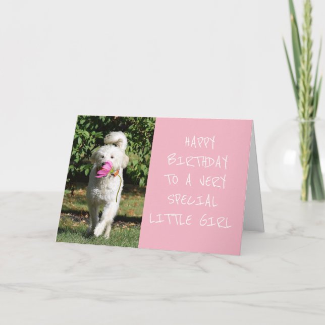 TARJETA FELIZ CUMPLEAÑOS A **UNA NIÑA MUY ESPECIAL** (Anverso)