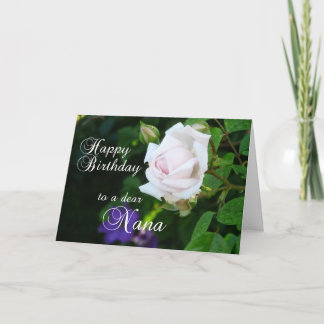 Tarjeta Feliz cumpleaños a una querida Rosa Nana