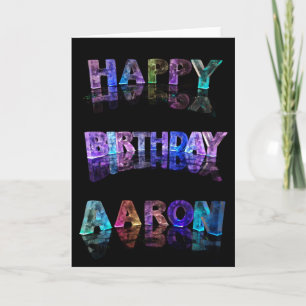 Tarjeta Feliz cumpleaños Aaron Card